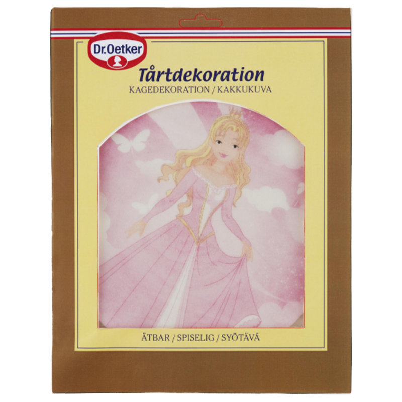 Tårtdekoration Prinsessa 1st - 60% rabatt