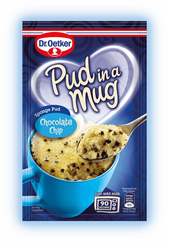 Dr. Oetker Pud in a Mug Sponge Pud Chocolate Chip 65g