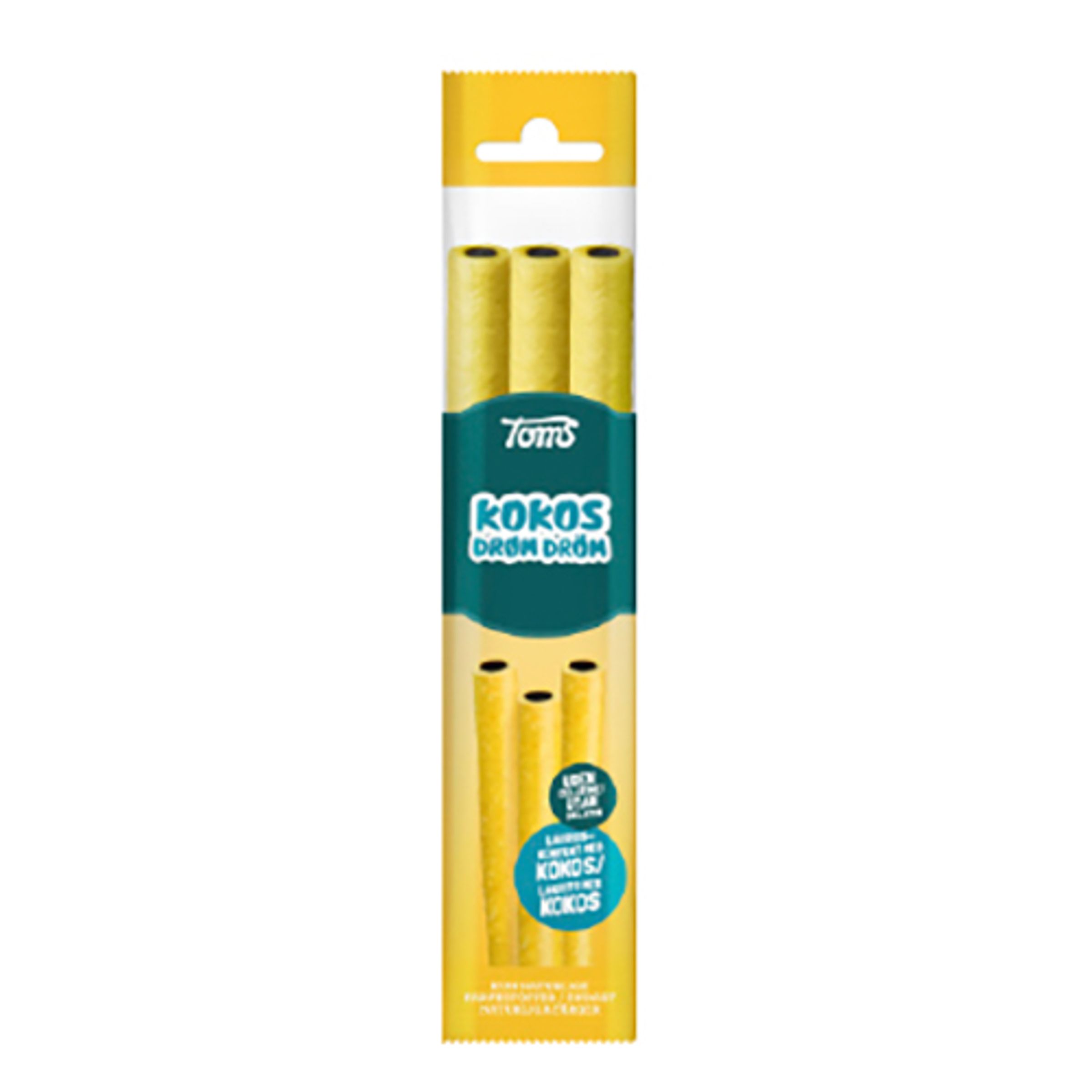 Toms Godisstänger Kokos - 3-pack
