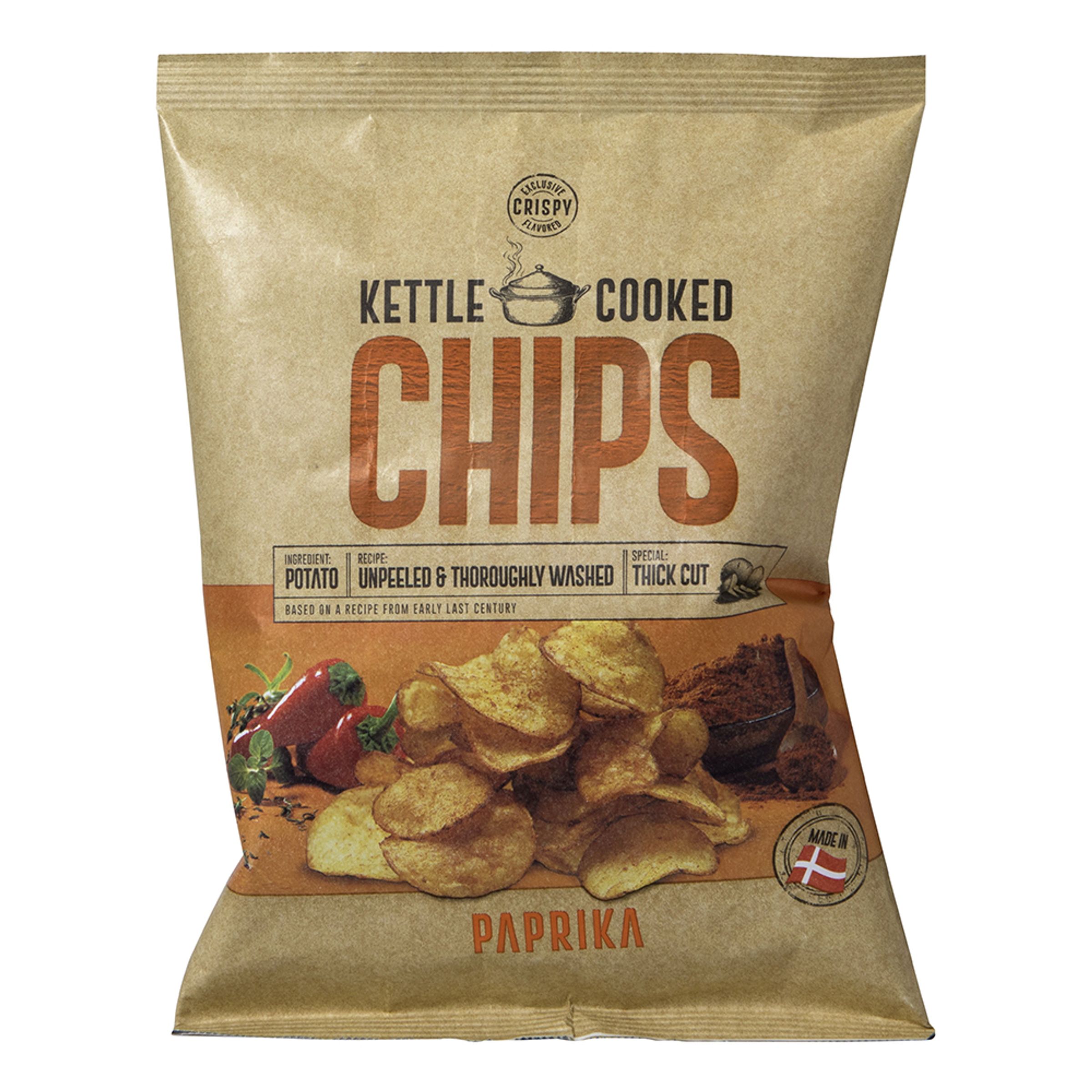 Kettle Cooked Paprika Chips - 150 gram