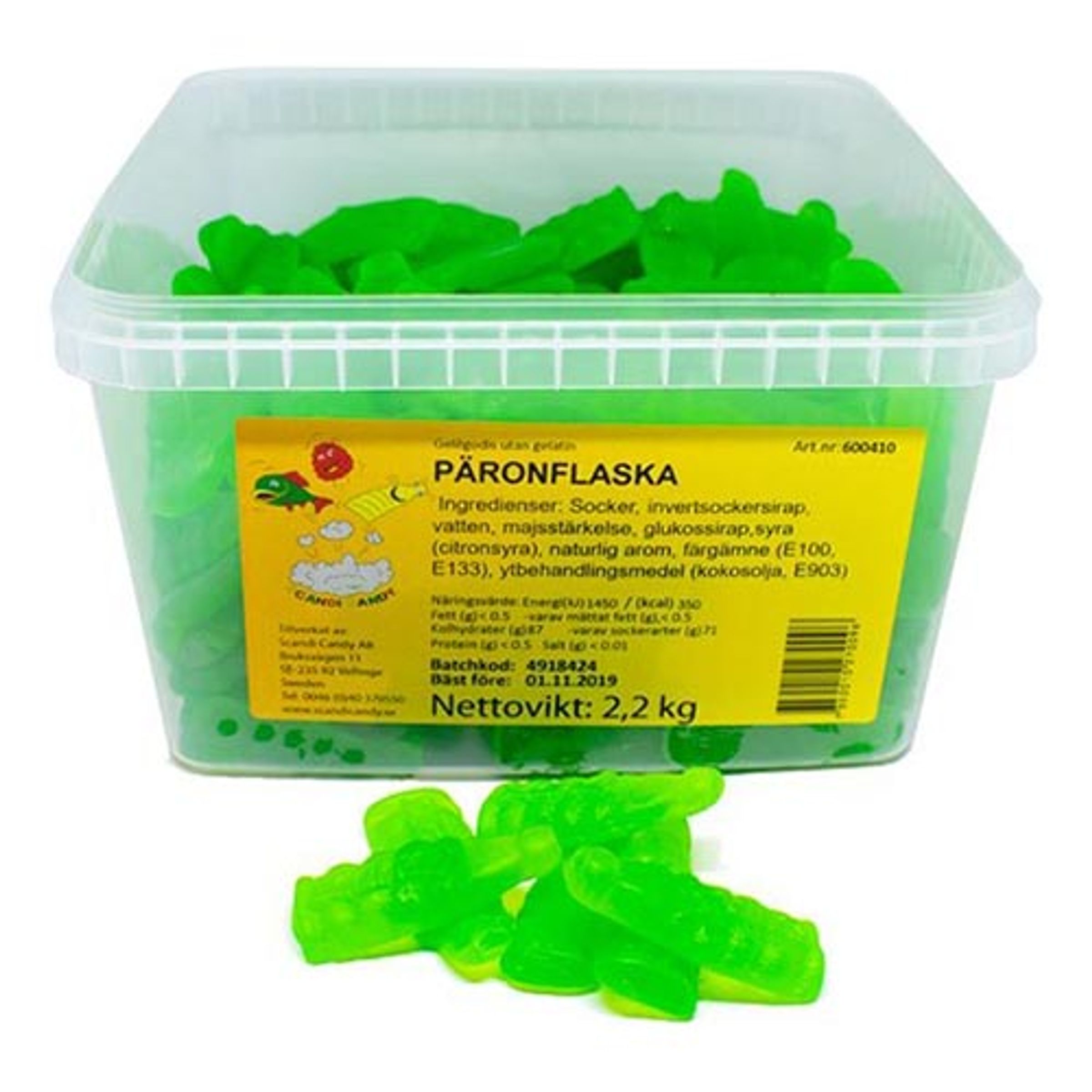 Päronflaska Lösvikt i Burk - 2.2 kg