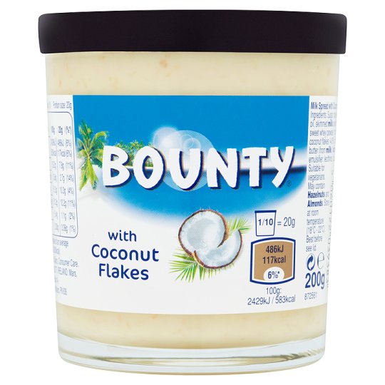 Bounty Spread with Coconut Flakes 200g