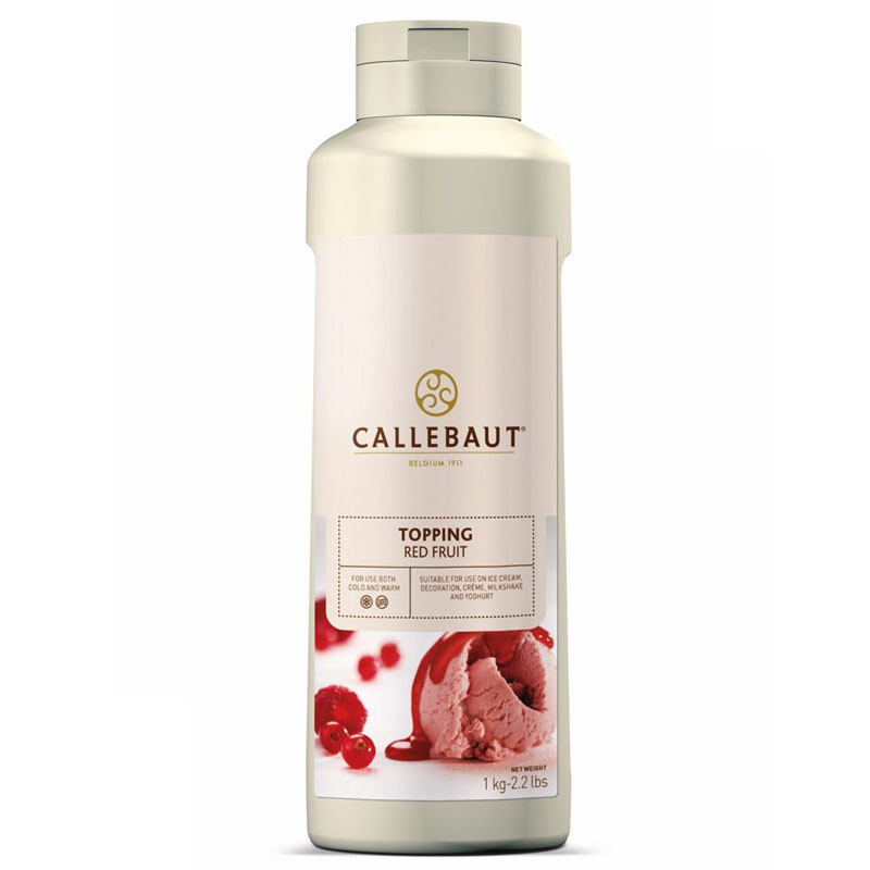 Callebaut Topping Röda vinbär & Hallon, 1kg