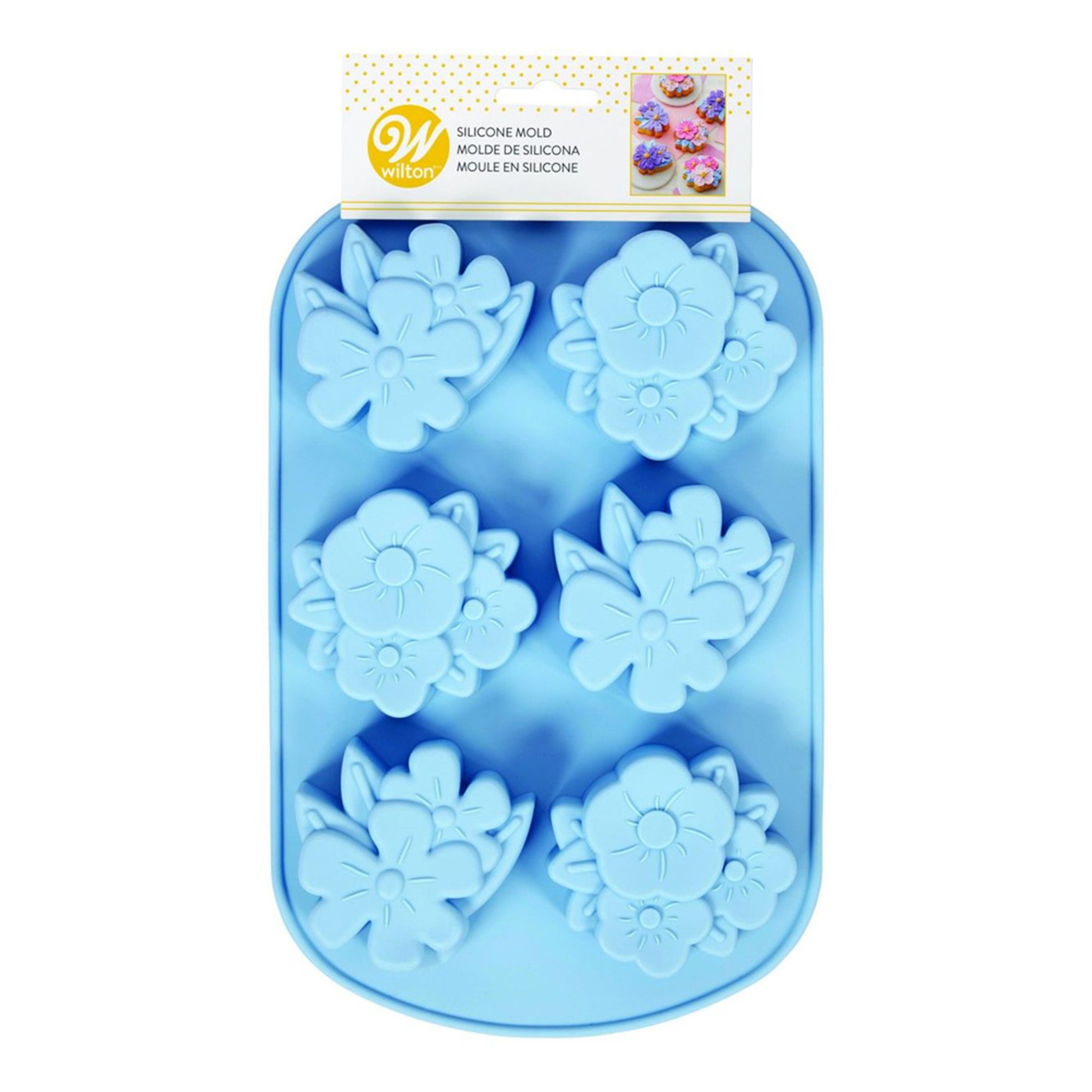 Wilton Bakform Silikon Blommor