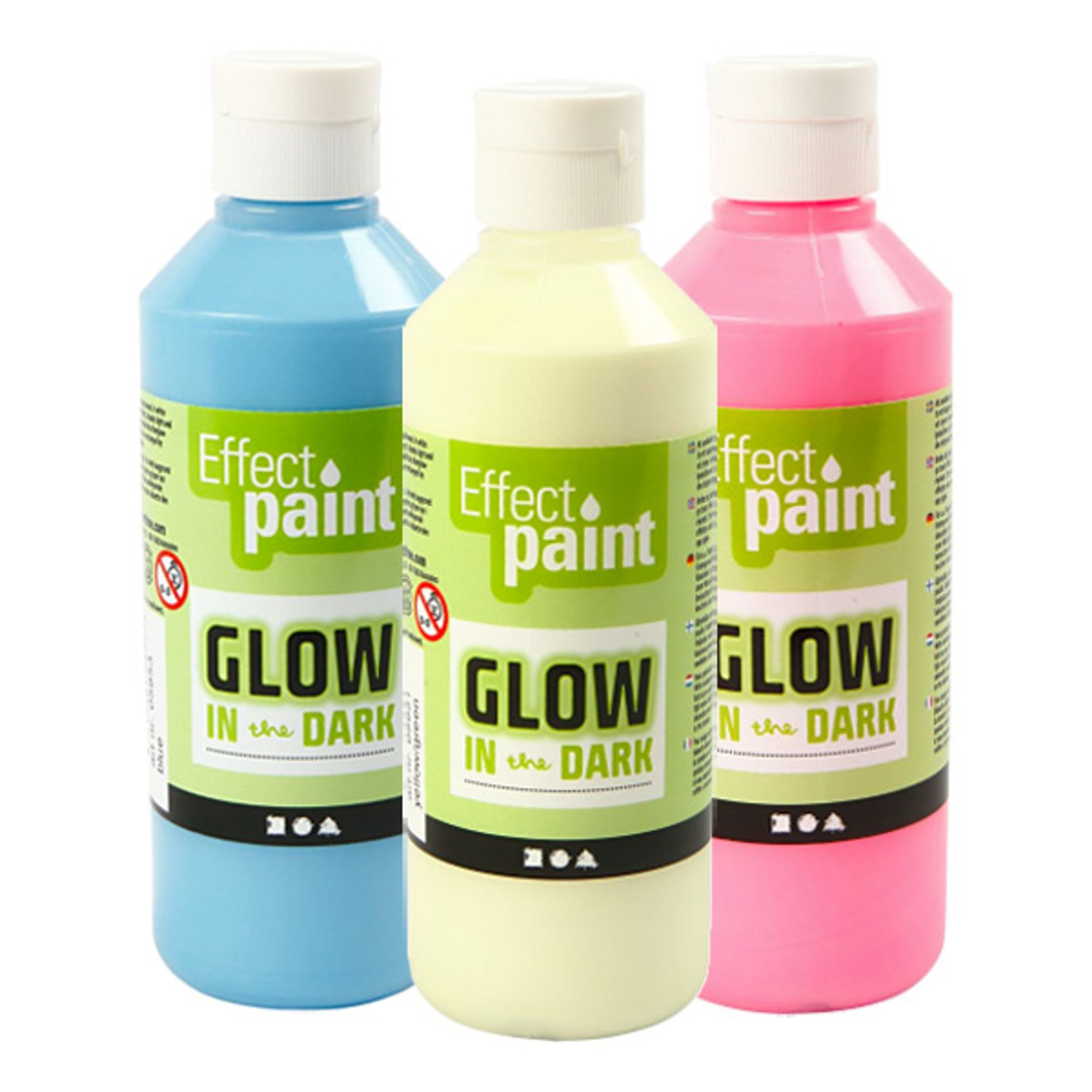 Glow in the dark Självlysande Färg - Blå