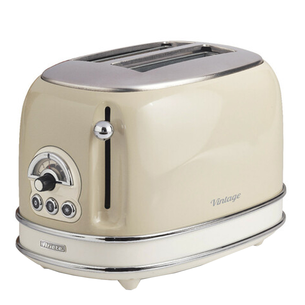 Ariete - Ariete Vintage 155 Brödrost 2 skivor Beige