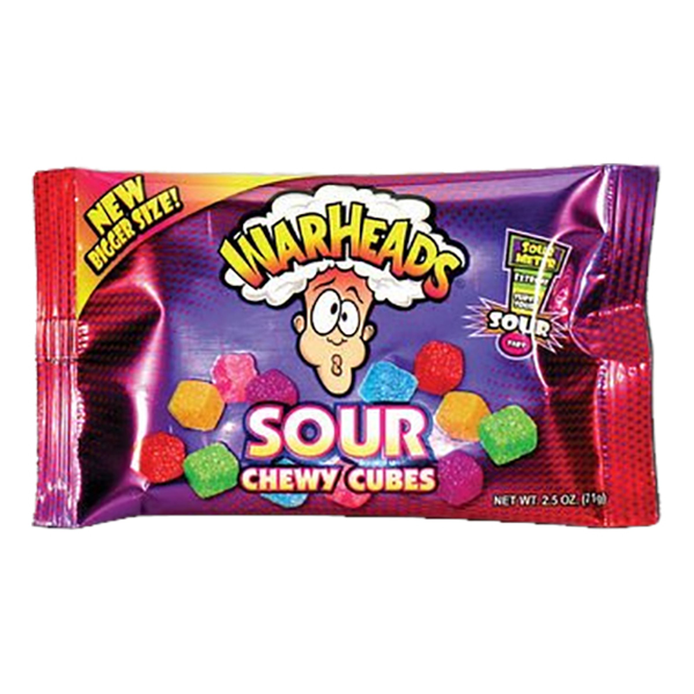 Warheads Sour Chewy Cubes - 70 gram