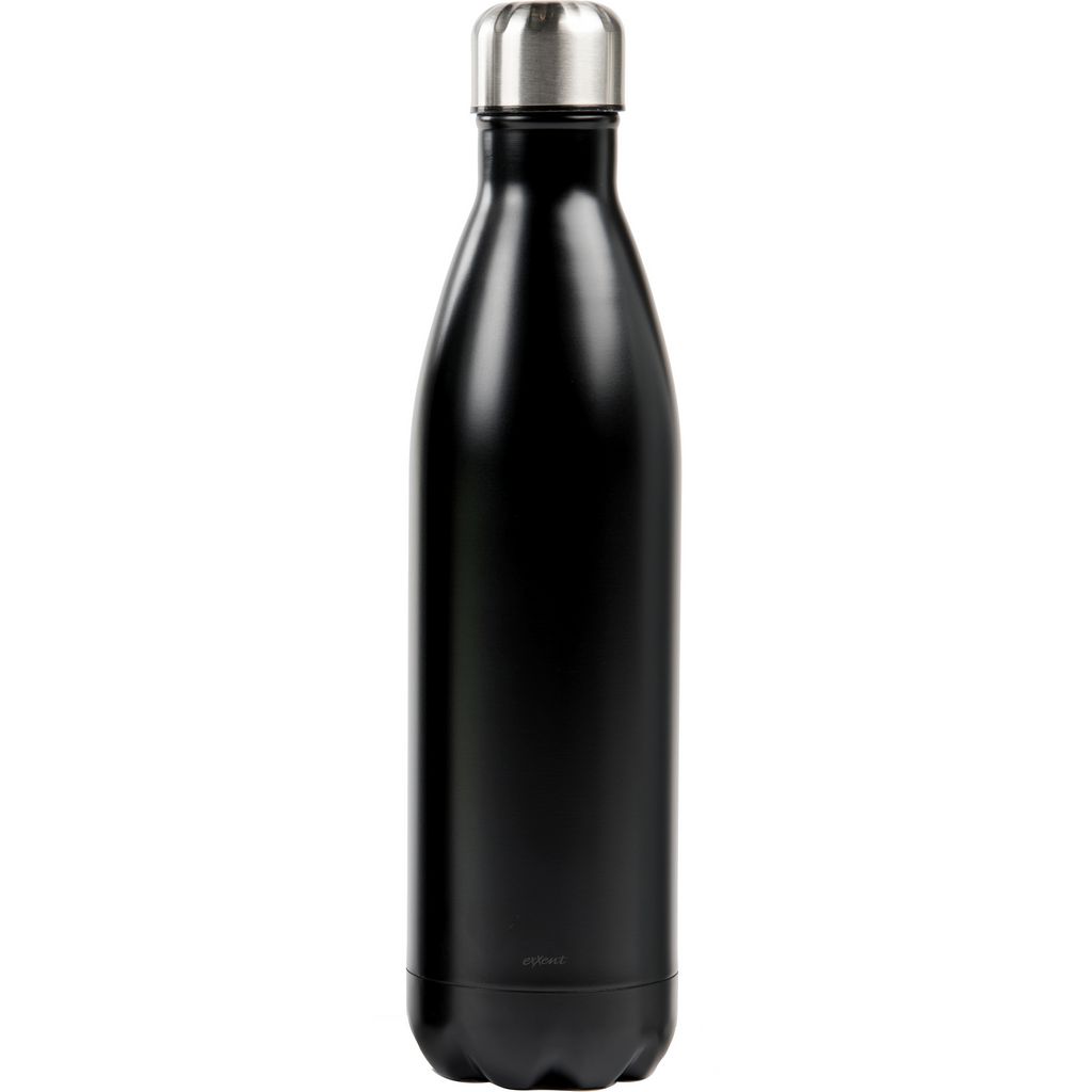 Exxent Ståltermosflaska 75 cl, Svart