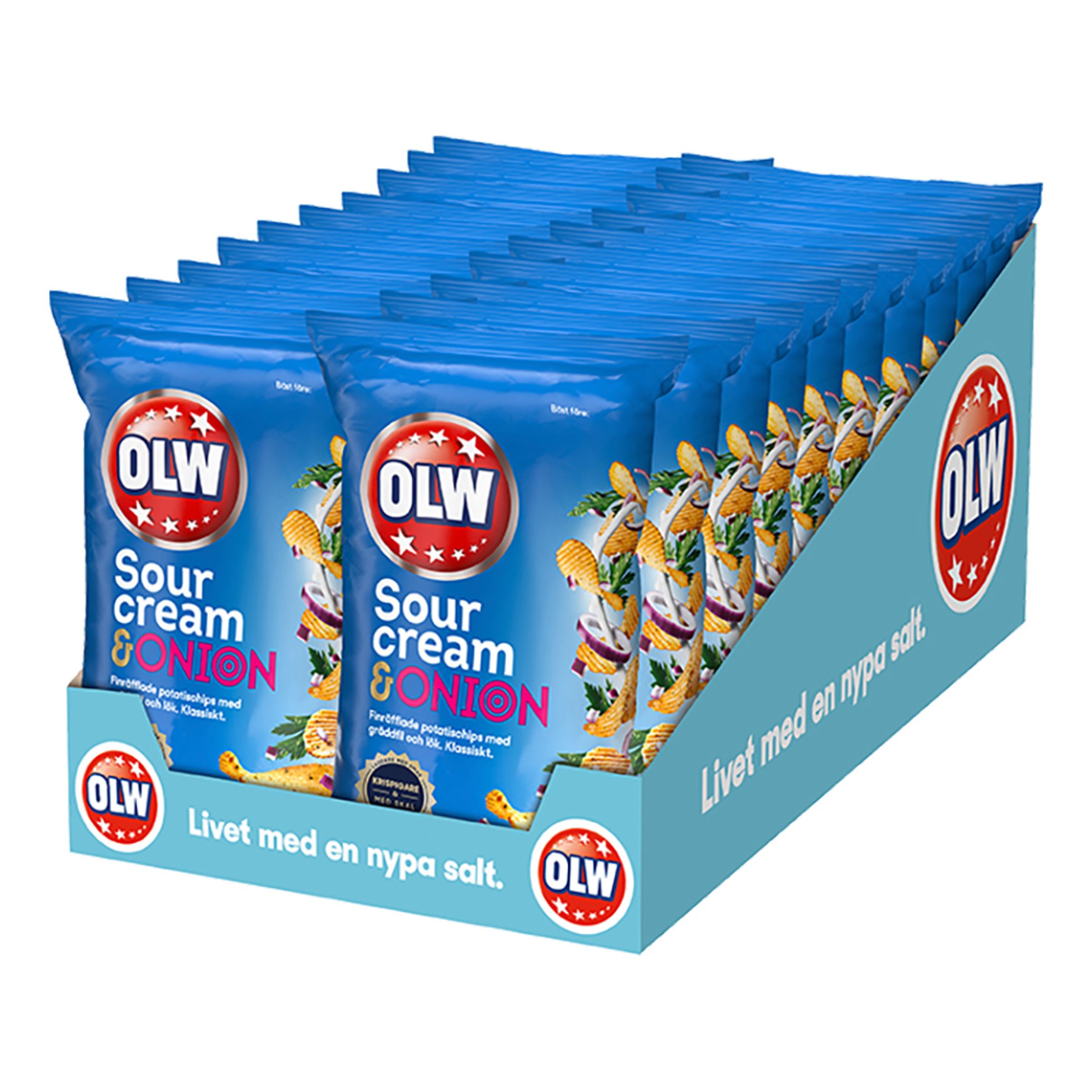 OLW Sourcream & Onion Mini - 20-pack