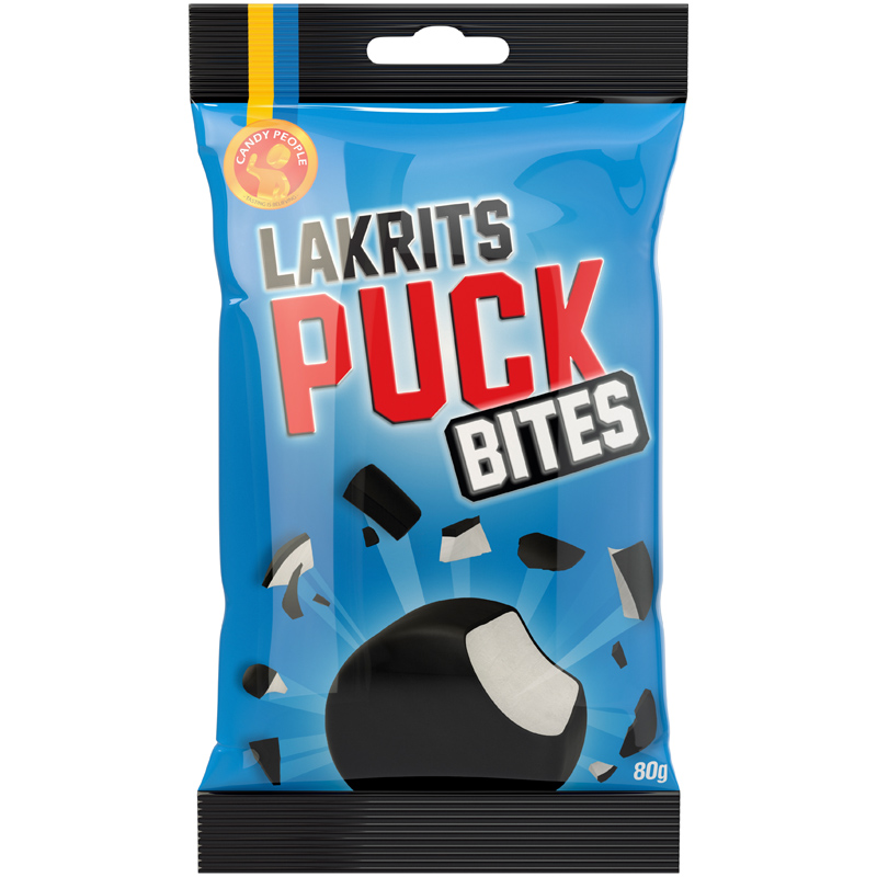 Lakritspuck Bites - 50% rabatt