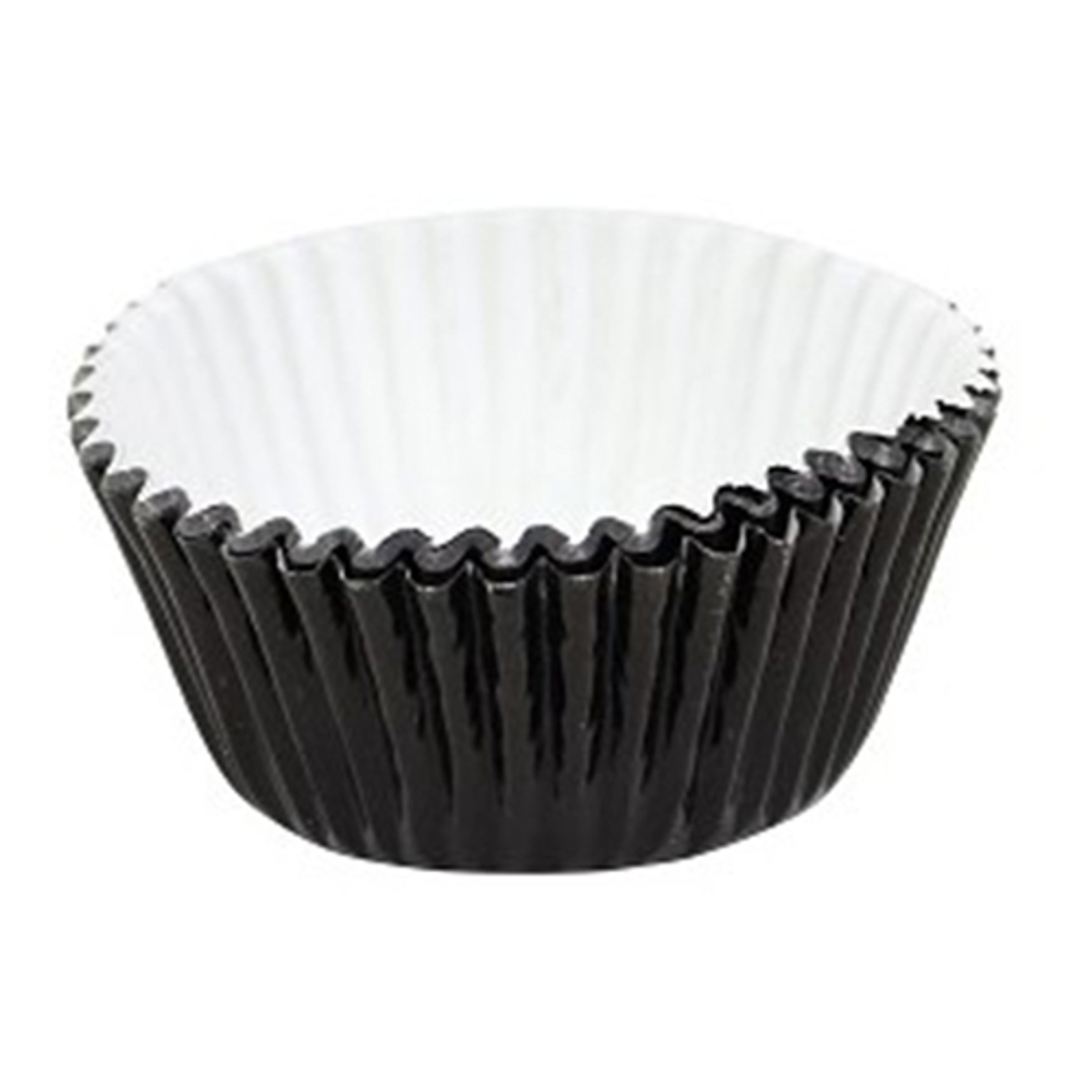 Muffinsformar Metallic Svart - 30-pack