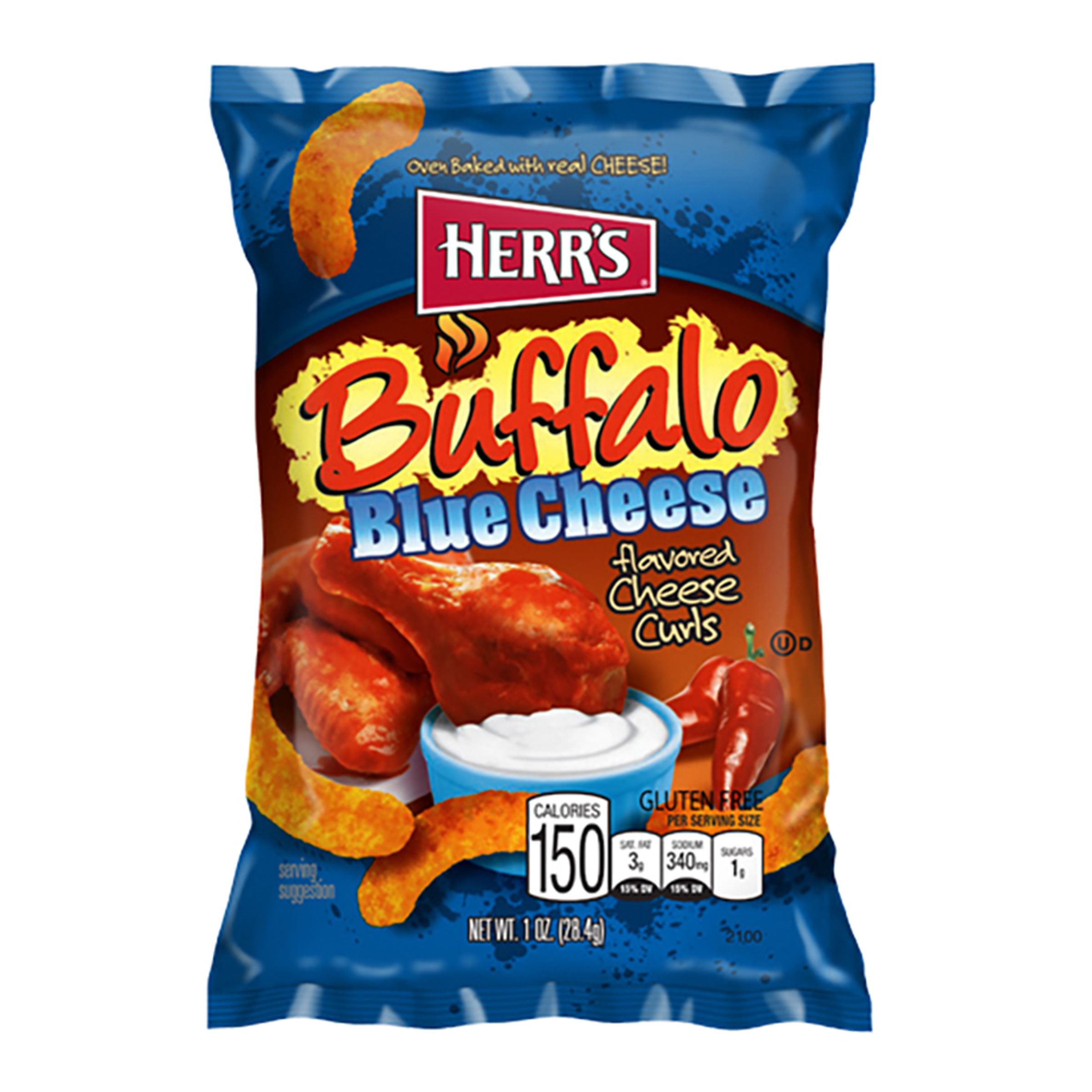Herr's Buffalo Blue Cheese - 198 gram