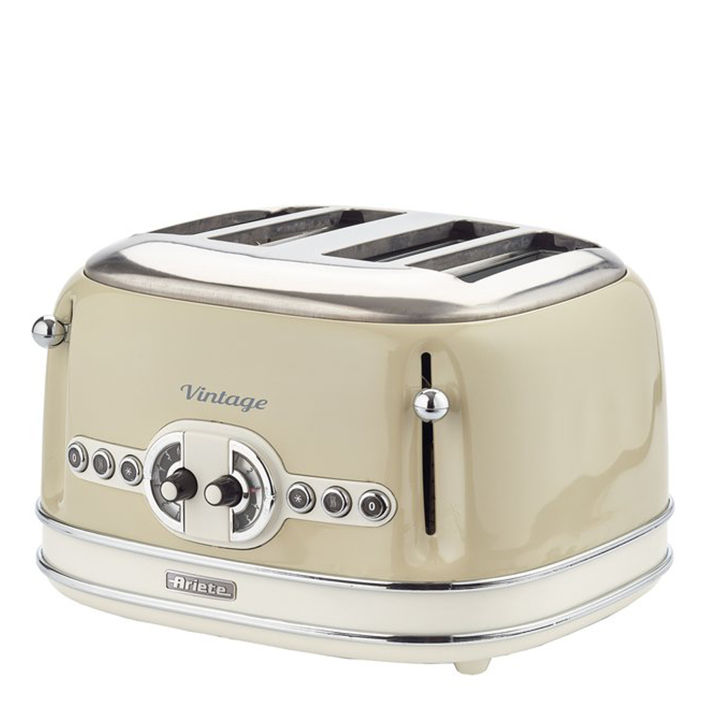 Ariete - Ariete Vintage 156 Brödrost 4 skivor Beige