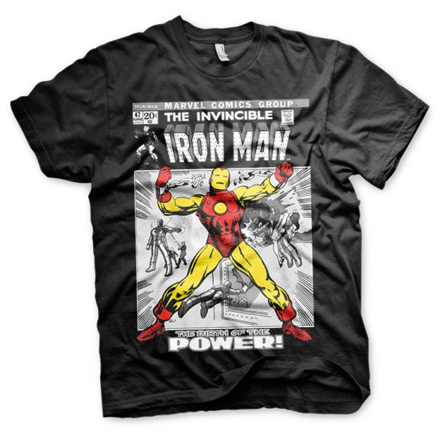 Iron Man Cover T-Shirt Svart