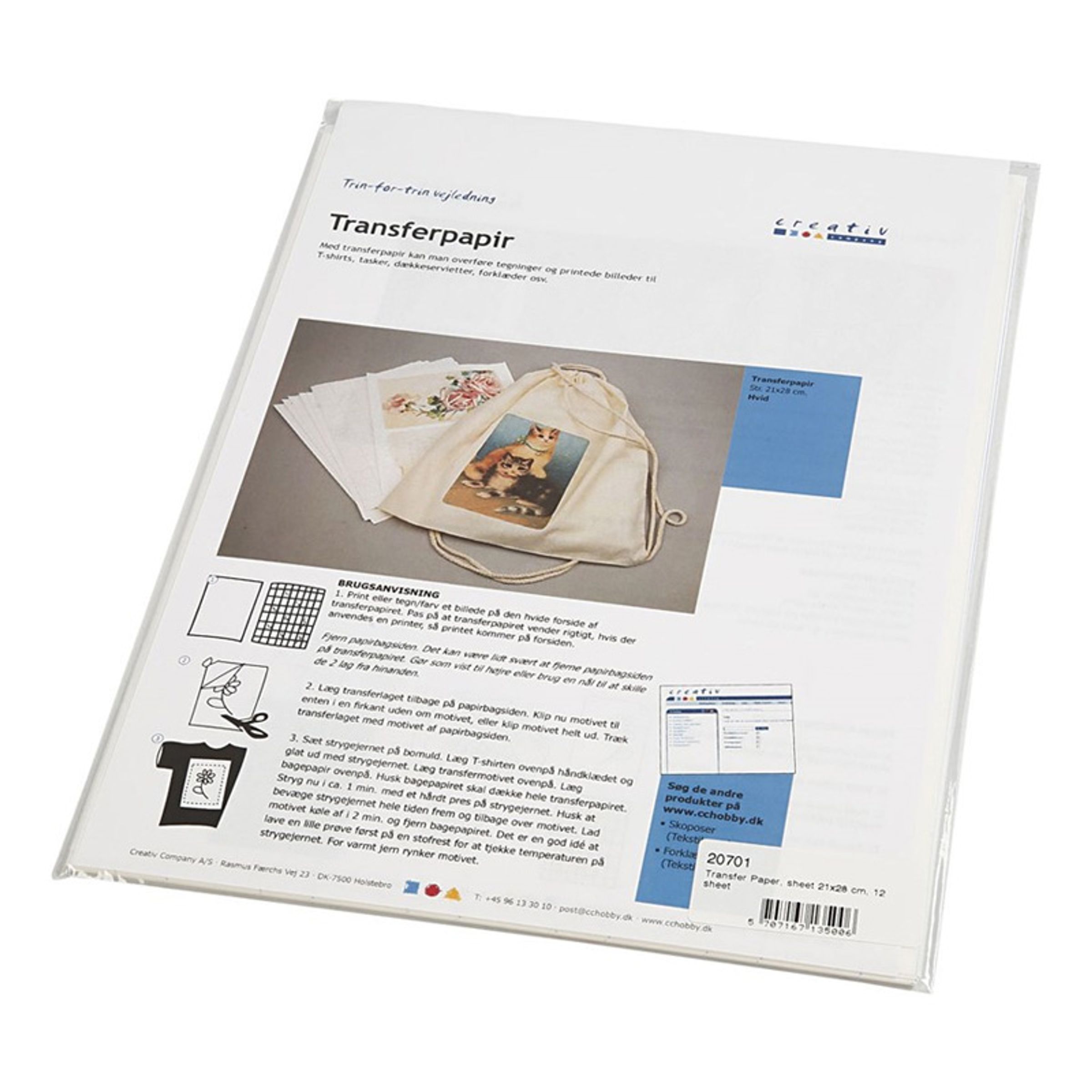 Transferpapper - 12-pack