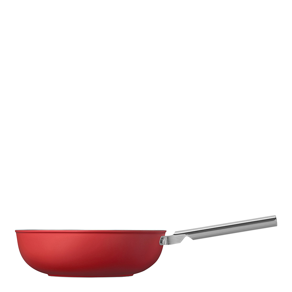 Smeg - Smeg 50's Style Wokpanna 30 cm Röd