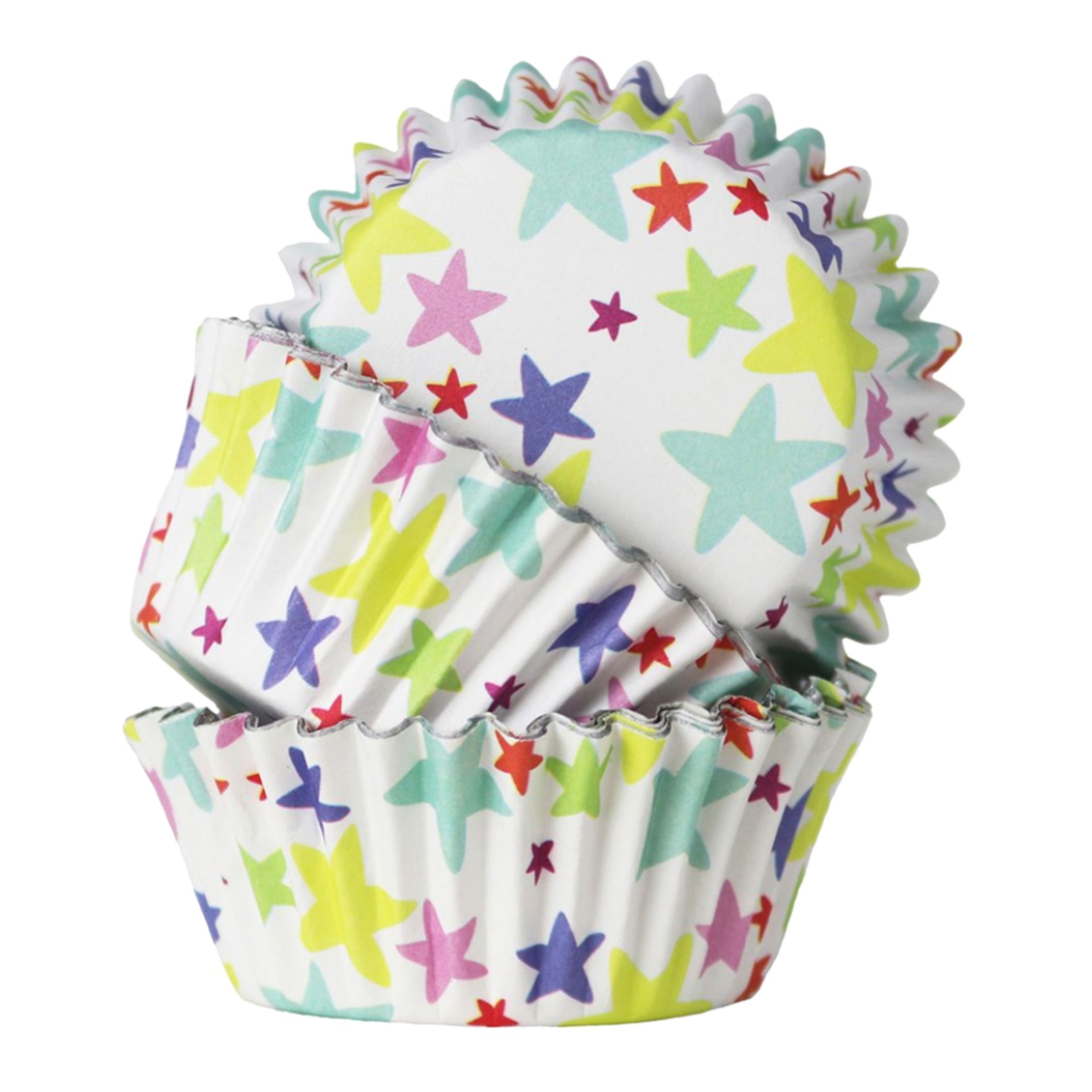 Folieformar Muffins Stjärnor - 30-pack