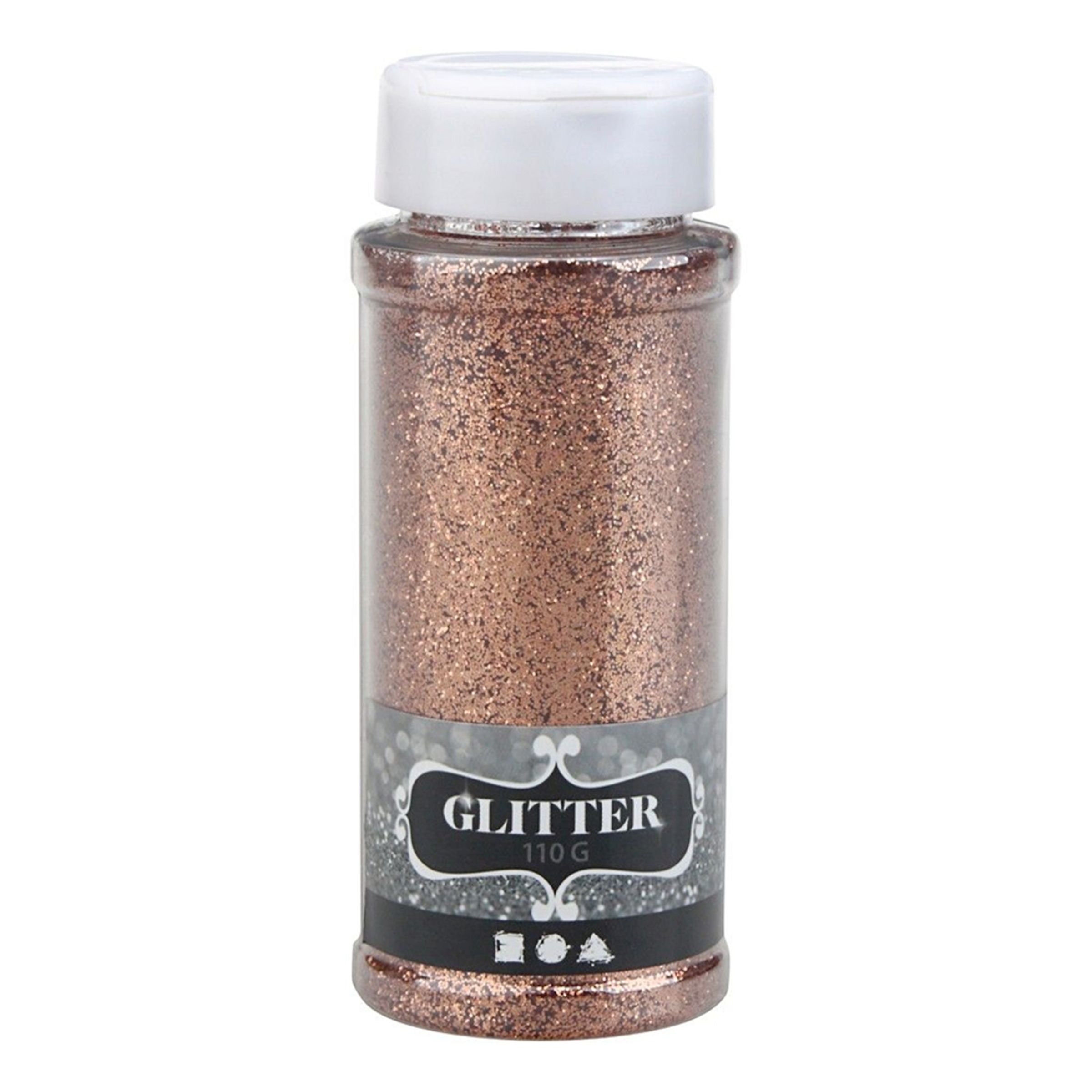 Glitter på Burk - Koppar