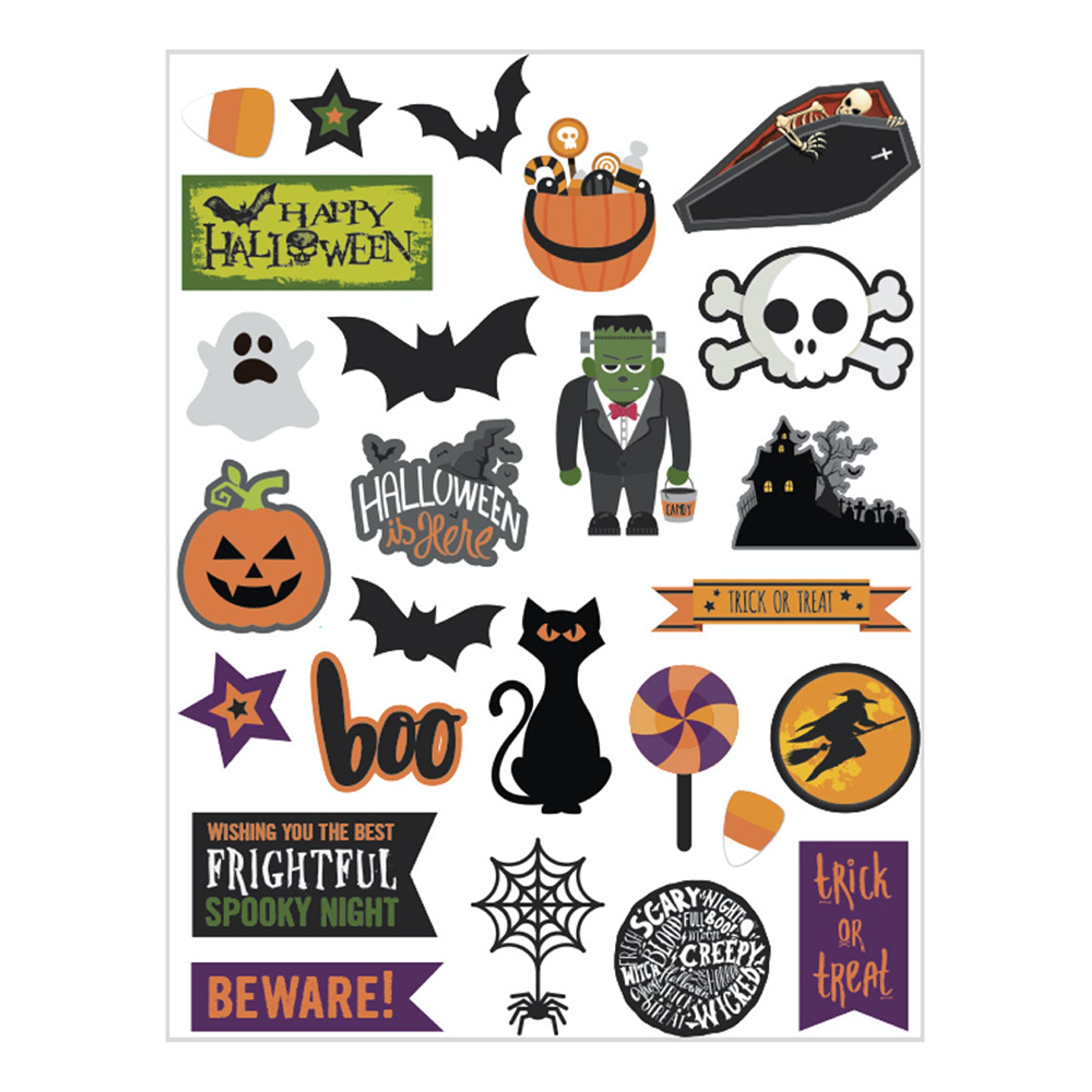 Tags Halloween - 24-pack