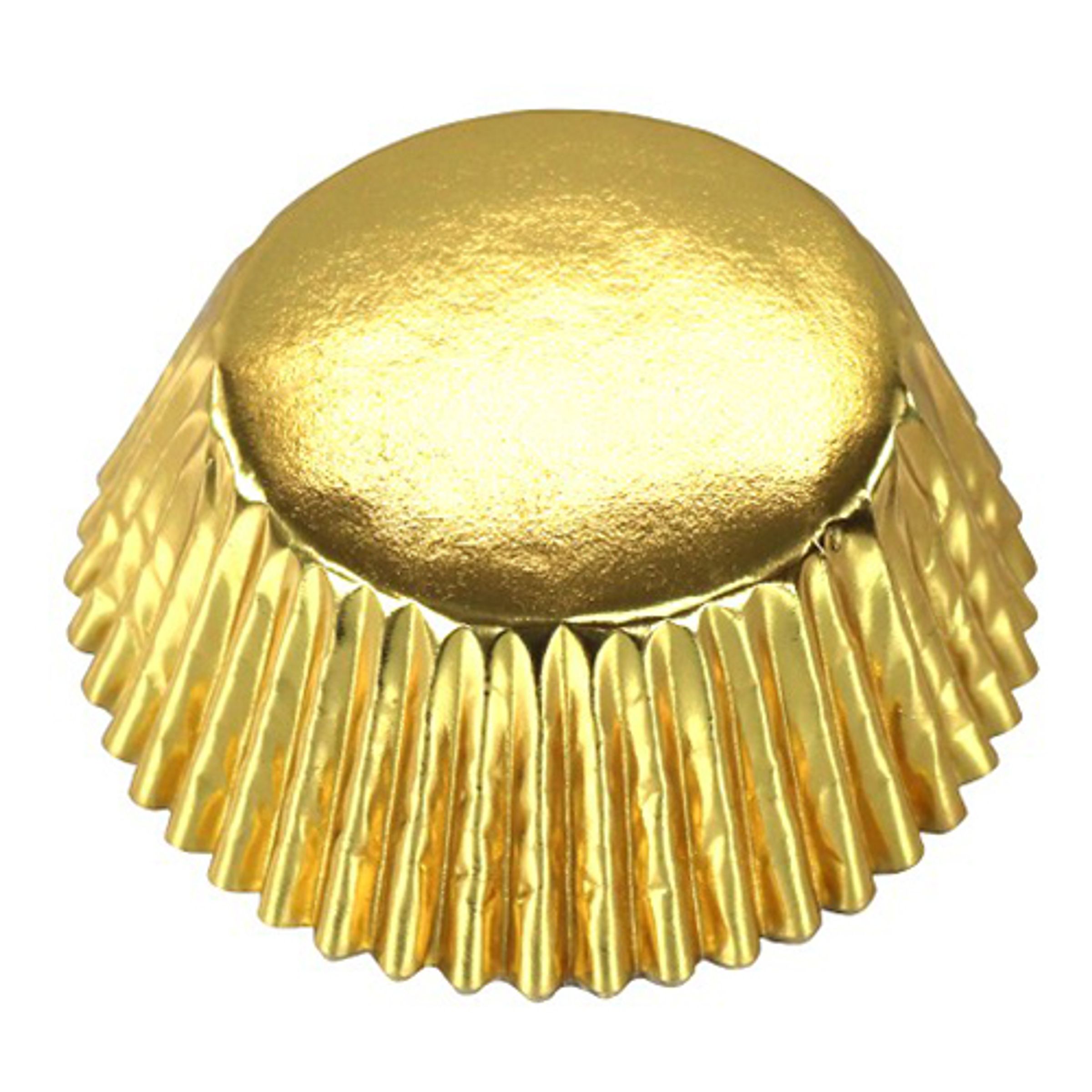 Muffinsformar Guld Metallic - 30-pack