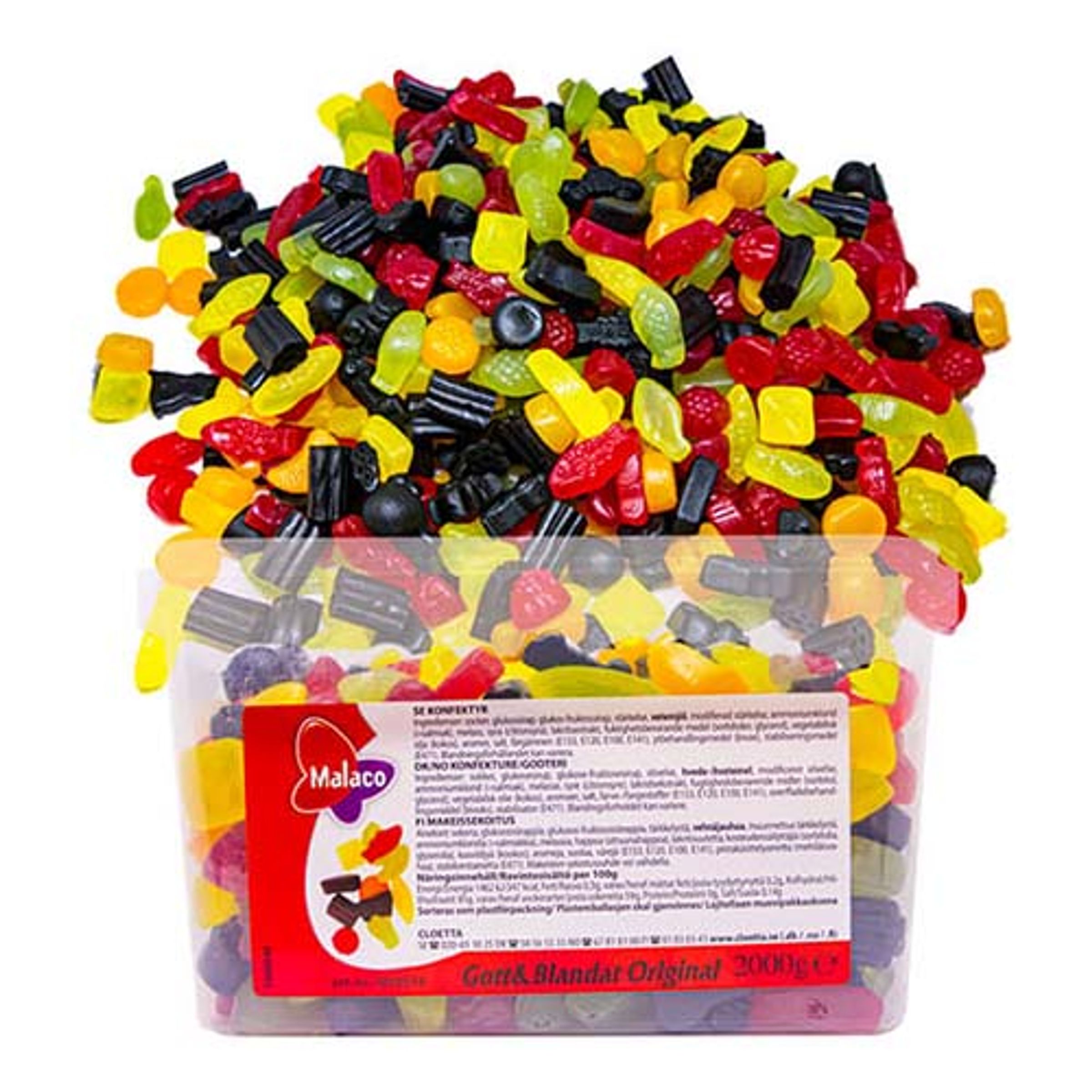 Gott & Blandat Original Lösvikt i Burk - 2 kg