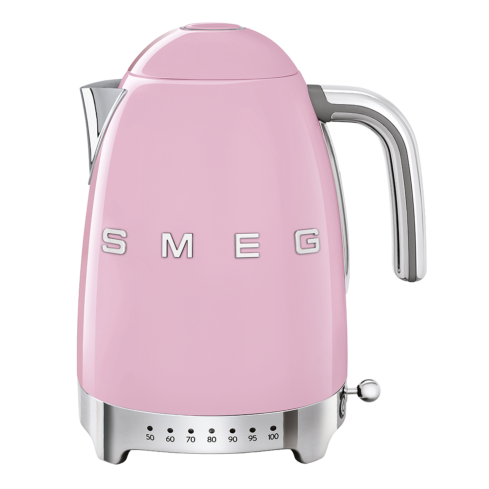 Smeg - 50's Style Vattenkokare variabel temperatur 1,7 L Rosa
