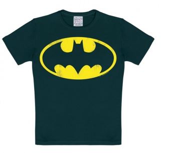 Batman Logo T-Shirt Barn Svart