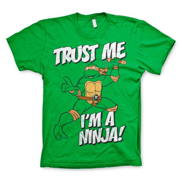 TMNT - Trust Me, I'm A Ninja T-Shirt! Grön