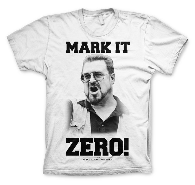 Big Lebowski Mark It Zero T-Shirt
