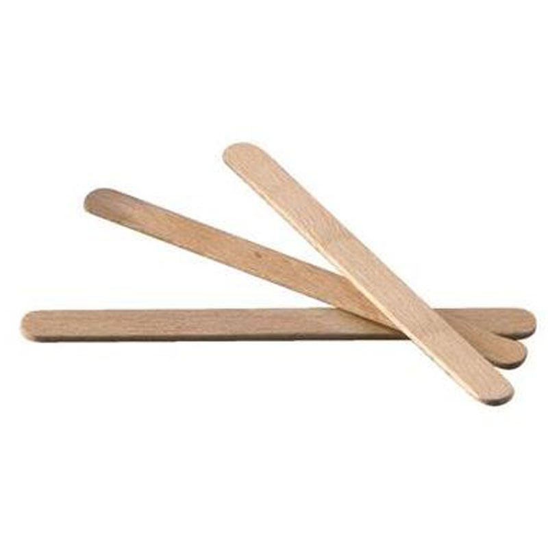 Glasspinnar i trä - 50 pack
